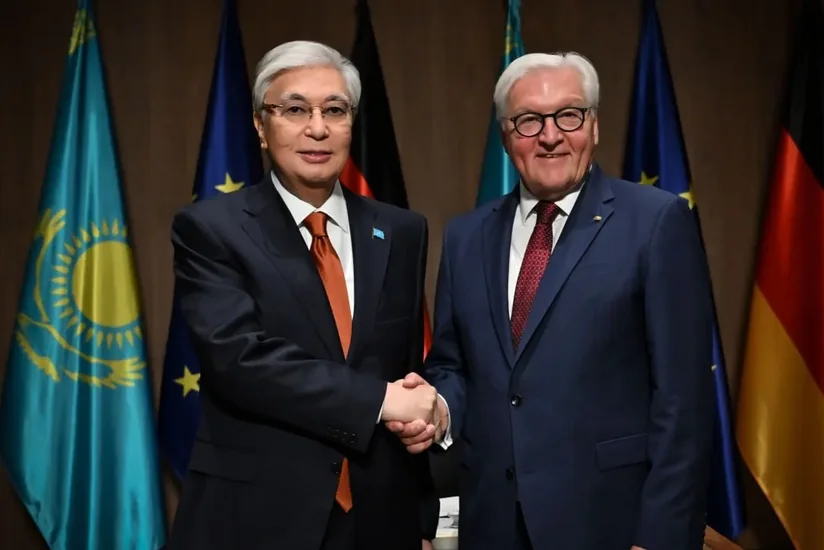 Tokayev və Ştaynmayer Berlində birgə bəyannamə imzalayıblar