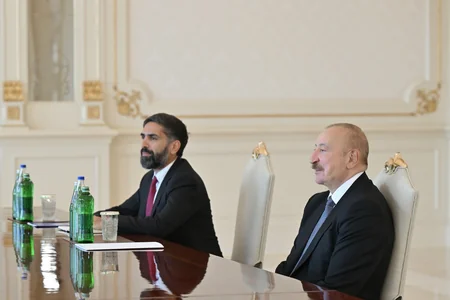 İlham Əliyev FIFA-nın prezidentini qəbul edib