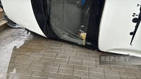Sumqayıtda iki avtomobil toqquşub, xəsarət alanlar var