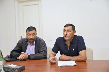 Məcnun Məmmədov Şabranda vətəndaşları qəbul edib