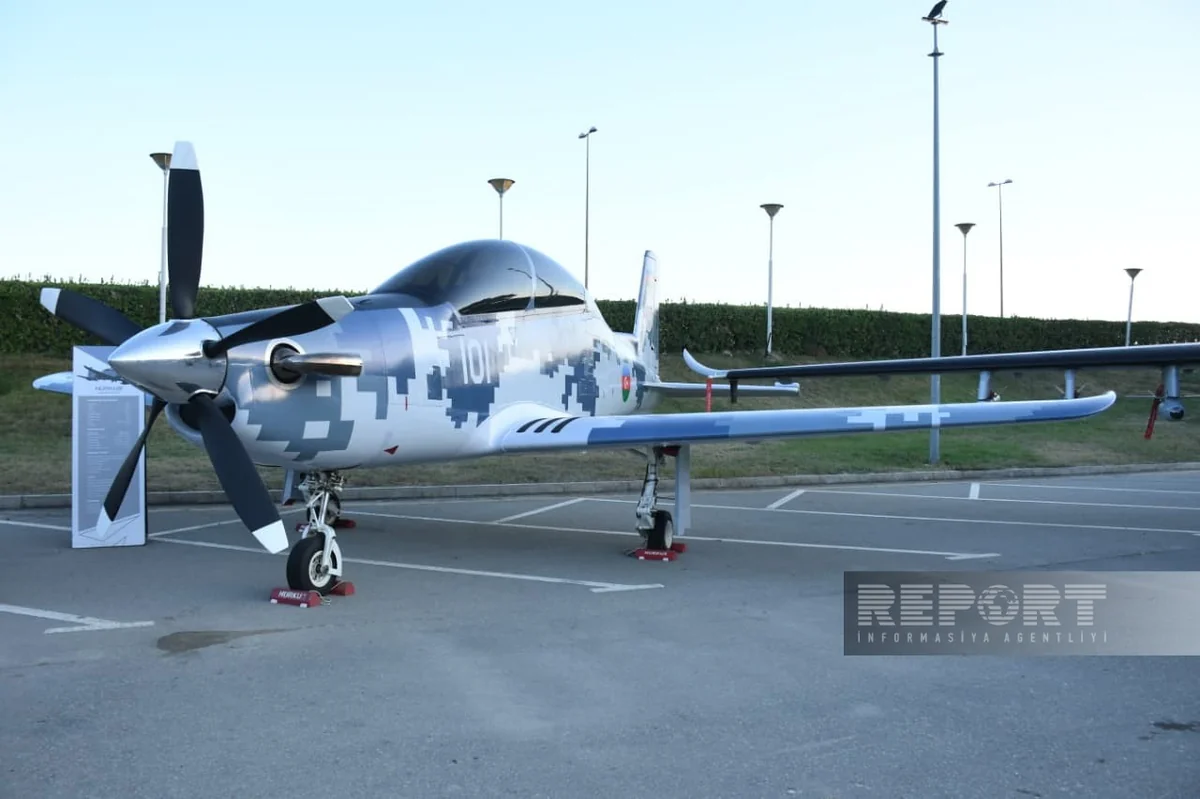 Türkiye-Azerbaijan jointly produced Hürkuş aircraft unveiled at ADEX 2026