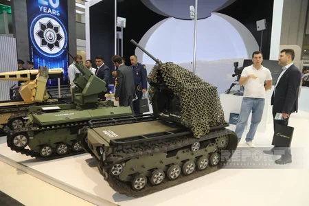 Azerbaijan produces armed unmanned self-propelled platform