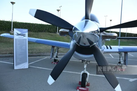 Türkiye-Azerbaijan jointly produced Hürkuş aircraft unveiled at ADEX 2026