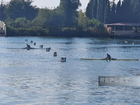 Azerbaijani rower wins gold at Mingachevir Regatta 2026