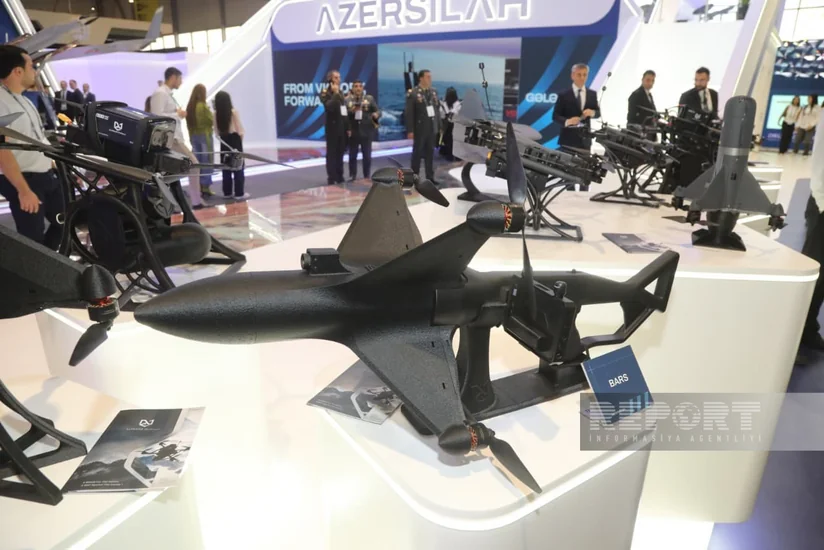 Azərbaycanın PUA-ları aşkarlayıb müdaxilə edən yeni dronu nümayiş olunub
