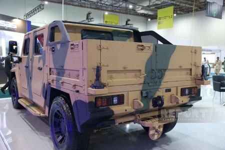 ADEX 2026da Türkiyə istehsalı olan PAMİR 4x4 hərbi nəqliyyat vasitəsi ilk dəfə nümayiş olunub