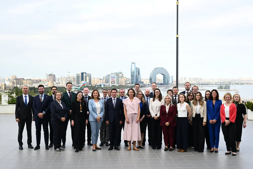 Hikmat Hajiyev meets with delegation from EU Council's COEST working group