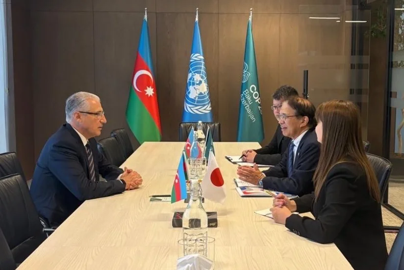 Mukhtar Babayev meets Japanese Ambassador to Azerbaijan Katsuya Watanabe