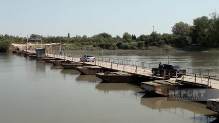 Sabirabadda panton körpünün üzərində hərəkət bərpa olunub