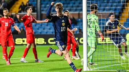 Nəriman Axundzadənin qol vurduğu matçda Azərbaycanın U-21 millisi Şotlandiyaya məğlub olub
