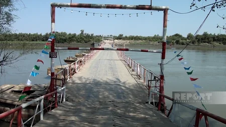Sabirabadda panton körpünün üzərində hərəkət bərpa olunub