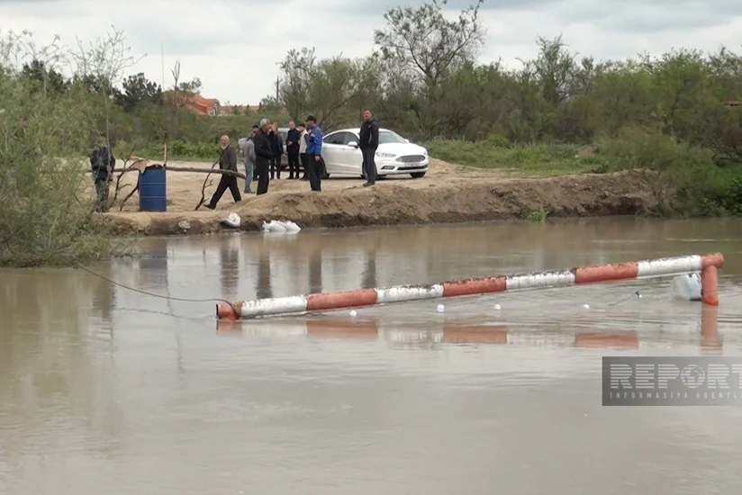 Sabirabadda panton körpünün üzərində hərəkət bərpa olunub