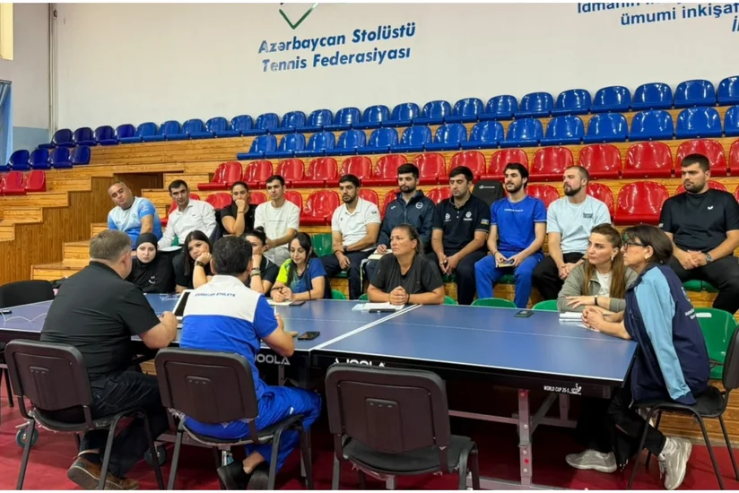 Bakıda stolüstü tennis üzrə beynəlxalq seminar keçirilir