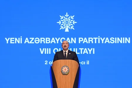 YAP-ın VIII Qurultayı keçirilir, İlham Əliyev çıxış edir