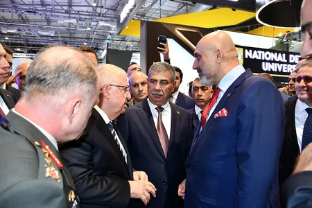 Azerbaijani, Turkish Defense Ministers visit ADEX 2026