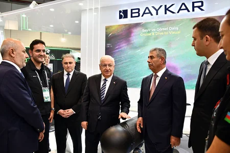Azerbaijani, Turkish Defense Ministers visit ADEX 2026