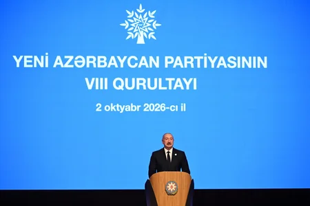 YAP-ın VIII Qurultayı keçirilib, İlham Əliyev çıxış edib - YENİLƏNİB-2