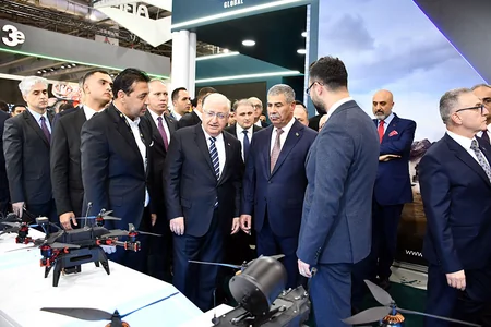 Azerbaijani, Turkish Defense Ministers visit ADEX 2026