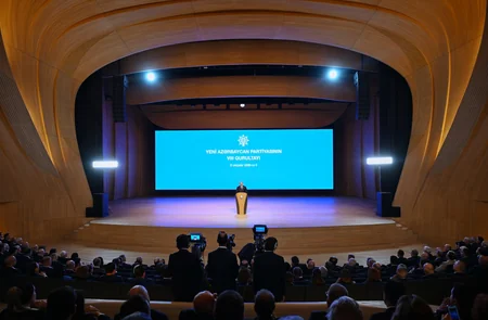 YAP-ın VIII Qurultayı keçirilib, İlham Əliyev çıxış edib - YENİLƏNİB-2