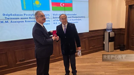 Azerbaijan's envoy to Kazakhstan meets Azerbaijani students in Astana