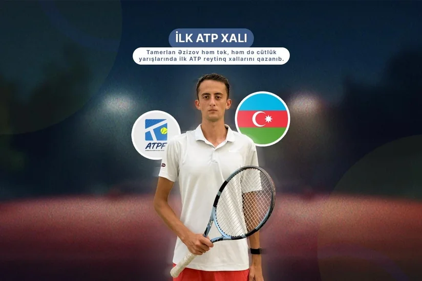 Tamerlan Əzizov: ATP reytinq xallarını qazanmağım Azərbaycan tennisi adına tarixi andır