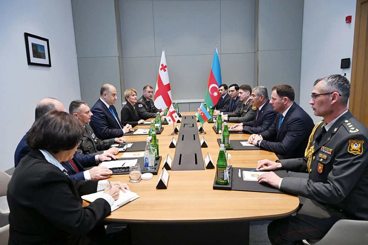 Azerbaijani, Georgian Defense Ministers discuss issues of mutual interest