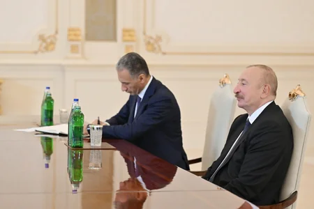 İlham Əliyev Beynəlxalq Cüdo Federasiyasının prezidentini qəbul edib