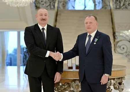İlham Əliyev Beynəlxalq Cüdo Federasiyasının prezidentini qəbul edib