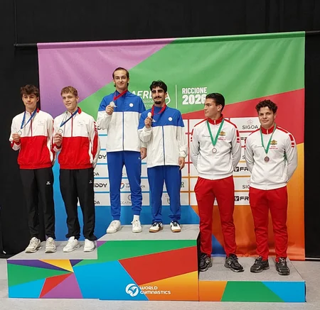 Azərbaycan gimnastları İtaliyada 5 qızıl, 1 gümüş medal qazanıblar