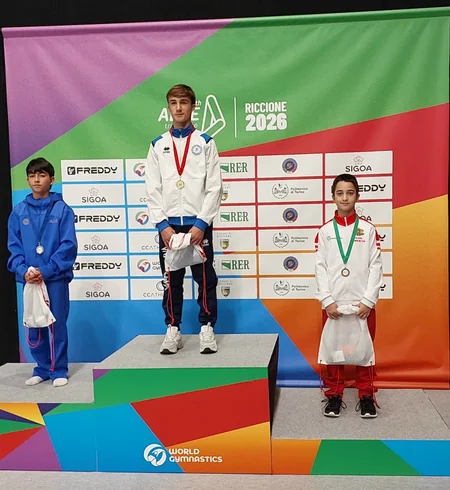 Azərbaycan gimnastları İtaliyada 5 qızıl, 1 gümüş medal qazanıblar
