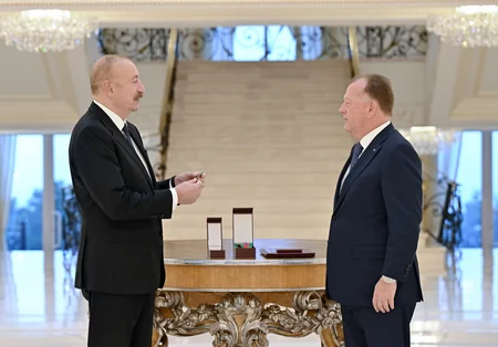 İlham Əliyev Beynəlxalq Cüdo Federasiyasının prezidentini qəbul edib
