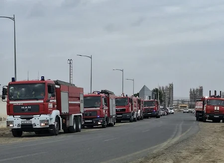 FHN Qaz Emalı Zavodunda yanğın-taktiki təlim keçirib