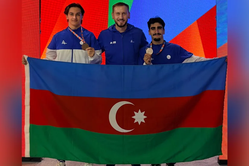 Azərbaycanın batut gimnastları Dünya Kubokunda bürünc medal qazanıblar