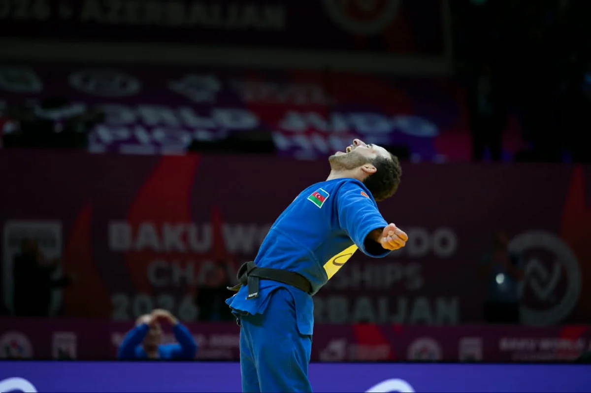 Azərbaycan cüdoçusu Əhməd Yusifov Bakıda dünya çempionu olub - YENİLƏNİB-4