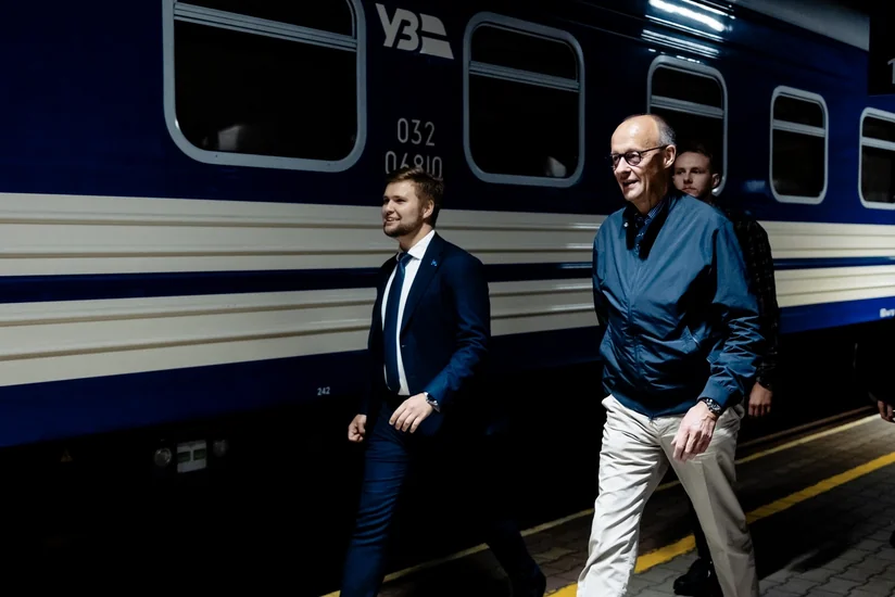 Friedrich Merz makes unannounced visit to Ukraine