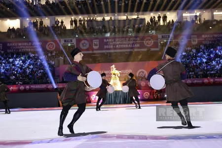 Bakıda keçirilən cüdo üzrə dünya çempionatının açılış mərasimi baş tutub
