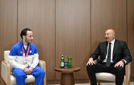 İlham Əliyev cüdo üzrə dünya çempionatının açılış mərasimini izləyib - YENİLƏNİB-2