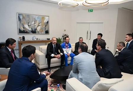 İlham Əliyev cüdo üzrə dünya çempionatının açılış mərasimini izləyib - YENİLƏNİB-2