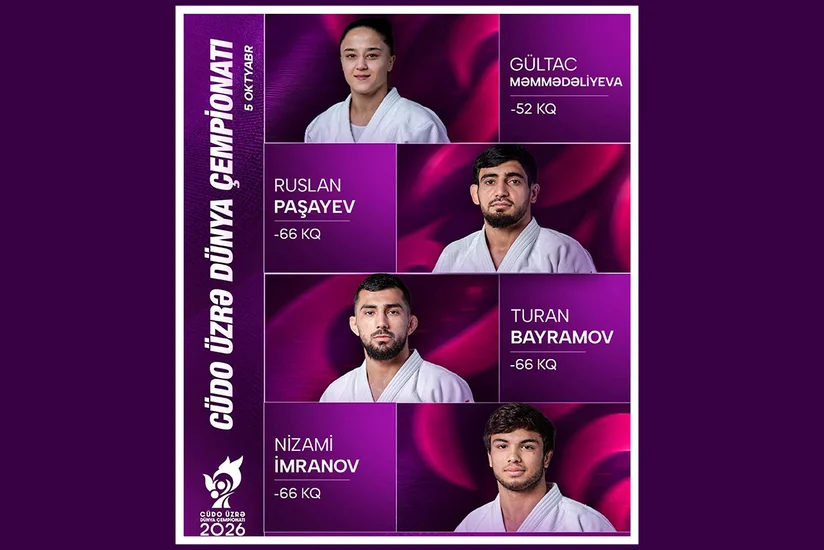 World Judo Championships: Four more Azerbaijani judokas enter competition