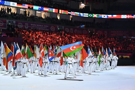 İlham Əliyev cüdo üzrə dünya çempionatının açılış mərasimini izləyib - YENİLƏNİB-2