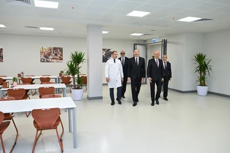 İlham Əliyev Pirallahı Sənaye Parkında dərman istehsalı müəssisəsinin açılışında iştirak edib