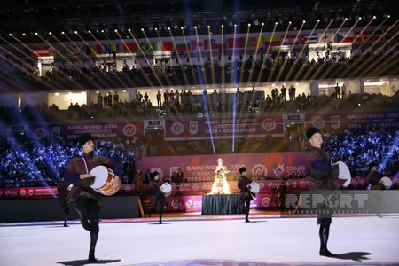 Bakıda keçirilən cüdo üzrə dünya çempionatının açılış mərasimi baş tutub
