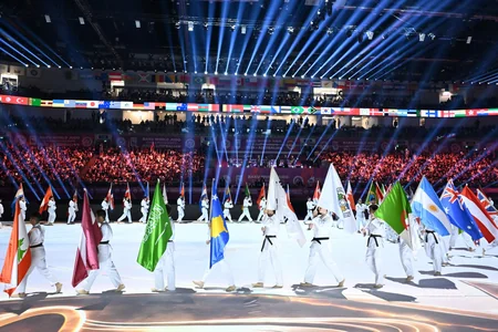 İlham Əliyev cüdo üzrə dünya çempionatının açılış mərasimini izləyib - YENİLƏNİB-2