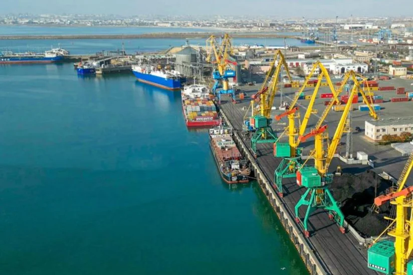 Aktau limanında əsas dibdərinləşdirmə işlərinə başlanılıb