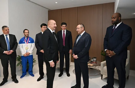 İlham Əliyev cüdo üzrə dünya çempionatının açılış mərasimini izləyib - YENİLƏNİB-2