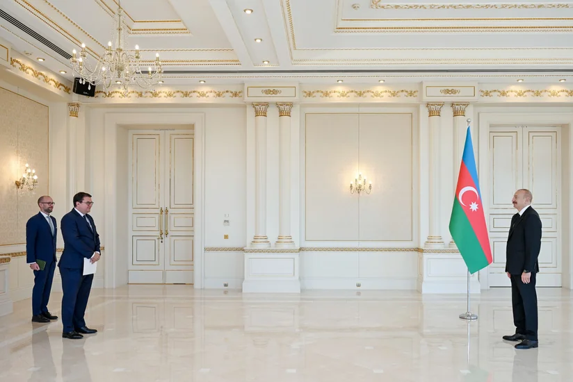 İlham Əliyev Avstriyanın Azərbaycanda yeni səfirini qəbul edib