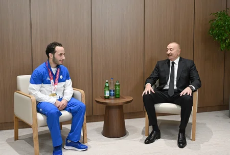 İlham Əliyev cüdo üzrə dünya çempionatının açılış mərasimini izləyib - YENİLƏNİB-2
