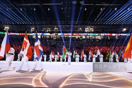 Bakıda keçirilən cüdo üzrə dünya çempionatının açılış mərasimi baş tutub