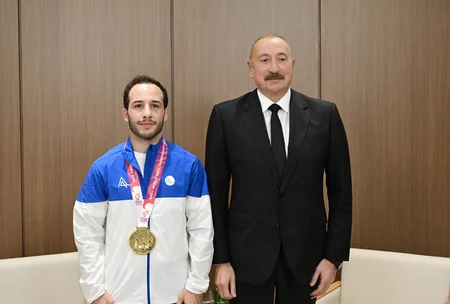 İlham Əliyev cüdo üzrə dünya çempionatının açılış mərasimini izləyib - YENİLƏNİB-2