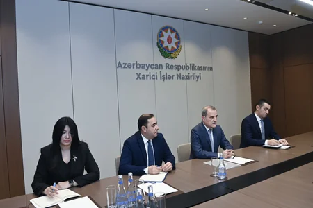 Ceyhun Bayramov Arye Laytstounla Azərbaycan-ABŞ strateji tərəfdaşlığını müzakirə edib